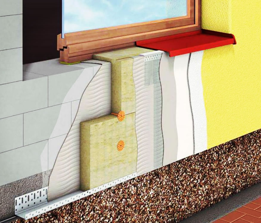 External Wall Insulation Diagram