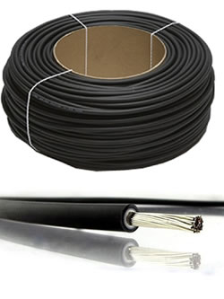 50m Black 4mm Solar Cable 
