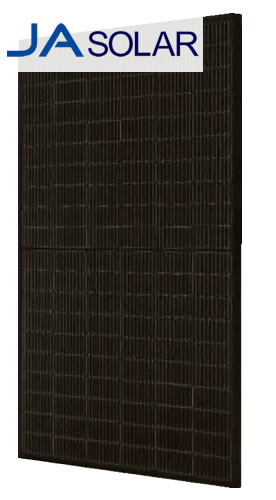 JA Solar 370W Mono MBB Percium Half-Cell. All Black